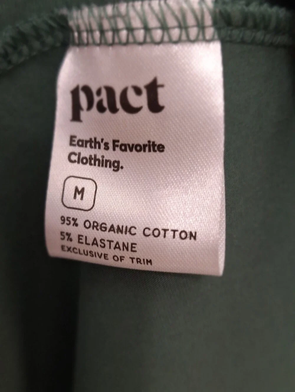 Pact Green Belted Cap-Sleeve Dress - Picture 3 of 6